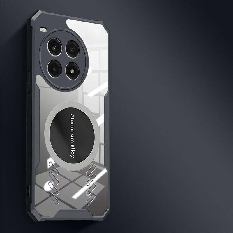 

Для OnePlus Ace 3 Pro 3V 2 охлаждающий теплоотводящий прозрачный чехол для телефона для OnePlus Ace 3V 2V 2 Pro для Magsafe магнитный противоударный чехол Magsafe For Ace Racing чёрный