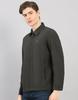 Monte Carlo Men's Regular Fit Solid Stand Collar Full Sleeve Jacket