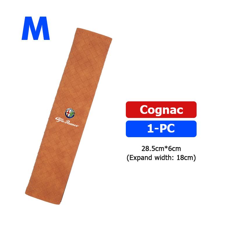 ZNBUA1 Car Safety Seat Belt Shoulder Breathable Protection Padding Pad For Alfa Romeo Giulietta GT 159 147 156 Mito Brera Giulia Spider
