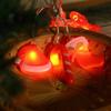 10/20/40 LED Candy Cane Light Santa Hat Xmas Tree Ornament LED Walking Stick Light  Home Decoration