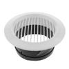 Bathroom Office Air Vent Circular Vent ABS Wall Mounting 75/100/125/150/200mm Ceiling Mounting Compact For Bathroom