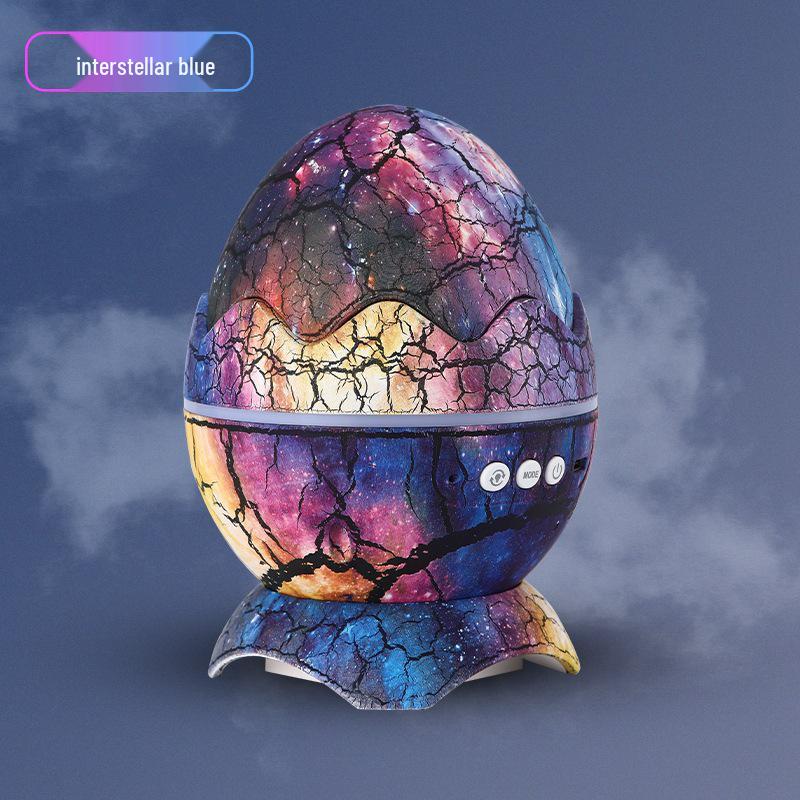 Dinosaur Egg Starry Sky Bluetooth Projector Lamp – Musical Night Light for Bedroom