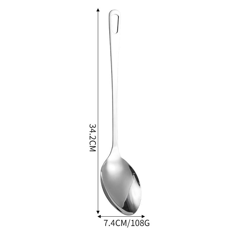 Stainless Steel Cooking Spatula And Soup Ladle With Hightemperature Resistance For Kitchen Use