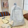Schoolbag1011 Summer School Bag Female Junior High School Student Niche ins Large Capacity Backpack Japanese Travel College Student Backpack