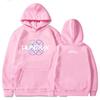 KPop Demon Hunters Huntrix Hettegenser Dame Herre Klær Løs Fleece Filmtrykk 2025 Pullover Grafisk Hettegenser Dame Topp