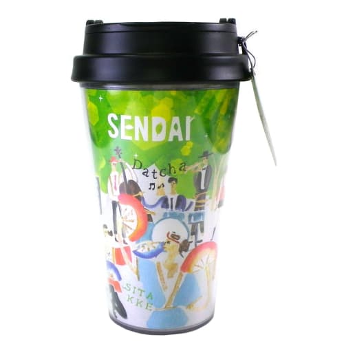 STARBUCKS Starbucks Japan Exclusive Sendai Limited Edition Tumbler with Jazz, Aoba Festival, and Dancer Design, Regionally Exclusive, Sendai, Miyagi,