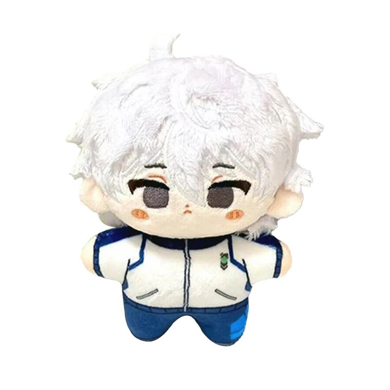 Anime BLUE LOCK Cosplay Michel Caesar Nagi Seishiro Mikage Reo Bachira Meguru Chigiri Hyoma Backpack Pendant Plush Keychain Gift