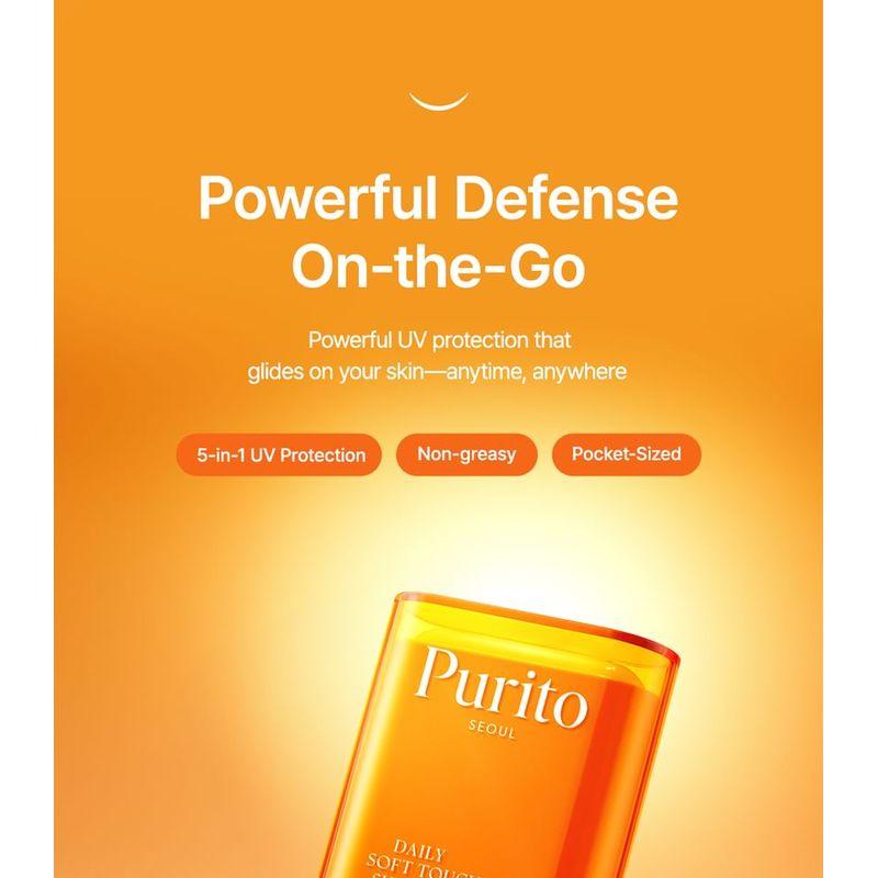 Purito SEOUL - Tägliches Sonnenschutz-Stick mit weicher Haptik