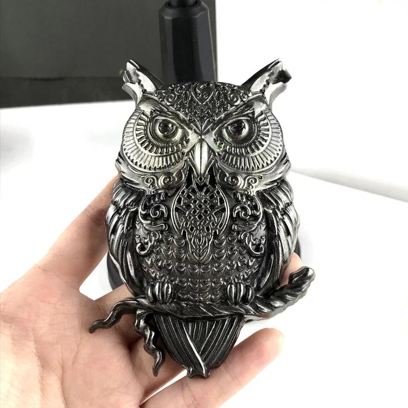 Creative Owl Ornaments Epoxy Resin Mold DIY Wall Hanging Desktop Ornaments Half Three-dimensional Owl Silicone Mold Home Decor