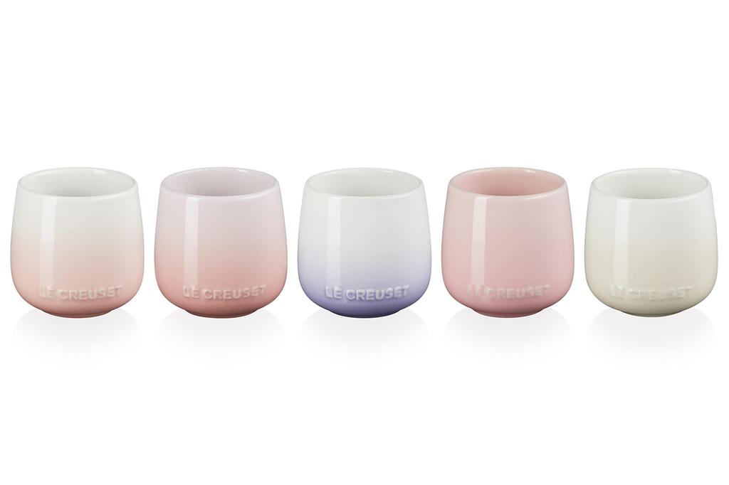 Le Creuset Cup Sphere Tumbler Set of 5 Pink Collection Heat Resistant Cold Resistant Microwave Oven Dishwasher Safe Japanese [Authorized Product]
