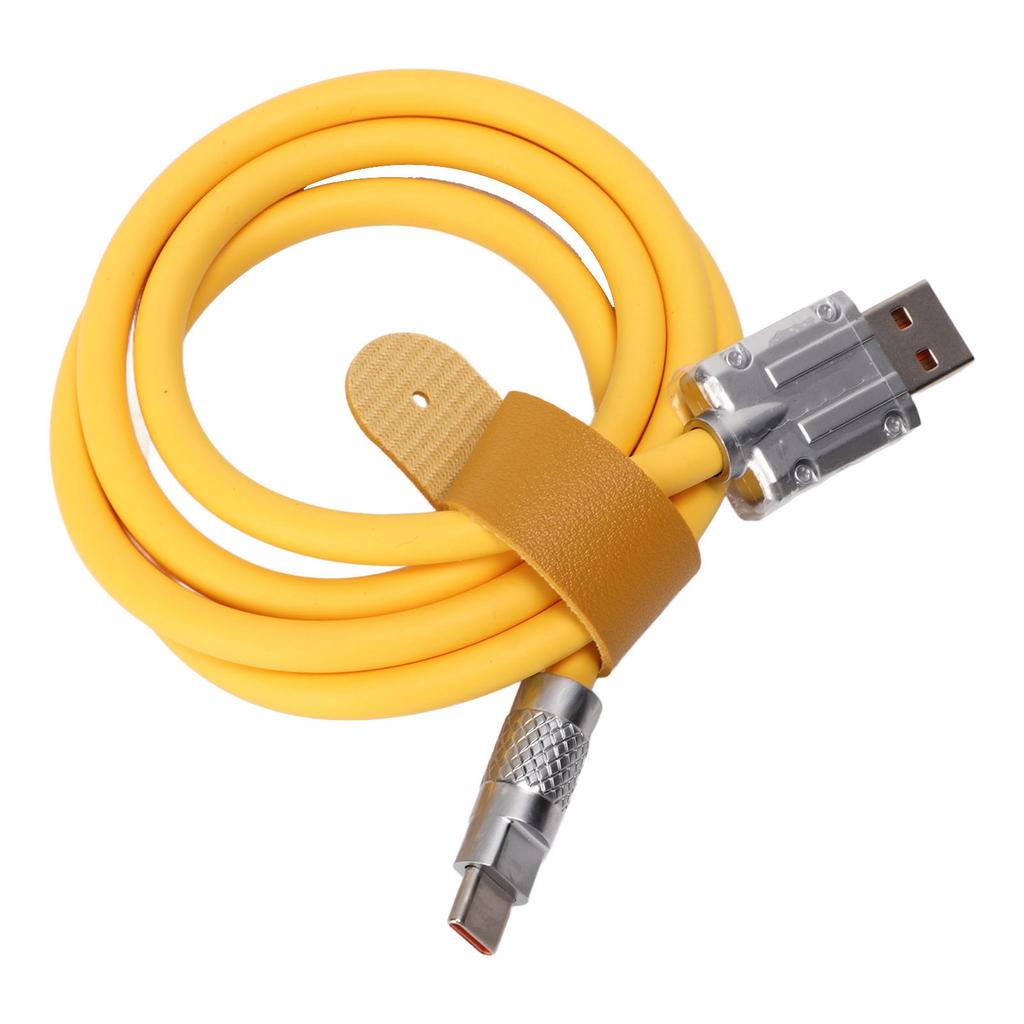 USB C Charging Cord 66W Fast Charging Liquid Silicone Thickened Type C Charging Cable for Phone Power Bank Camera 4.76ft