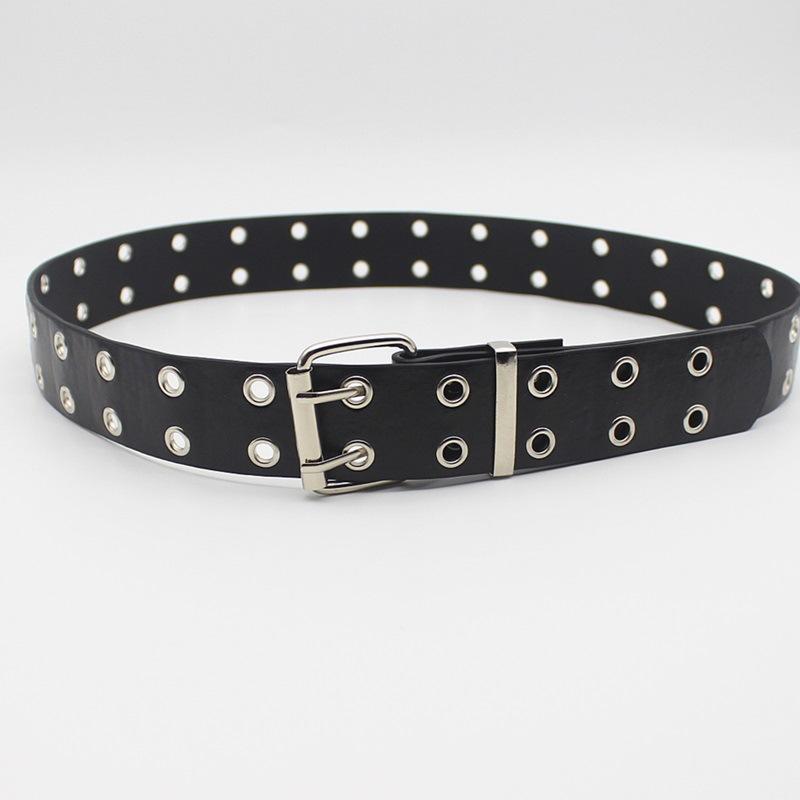 

Ремень с заклепками, металлический квадратный ремень с бусинами, мужской и женский ремень с пирамидкой, европейский и американский панк-ремень с фурнитурой для джинсов 110cm