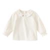 Girls' Ruffle Collar Long-Sleeve T-Shirt