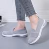 Breathable Knit Slip On Walking Shoes for Women Comfortable Non Slip Casual Sneakers Woman Lightweight Soft Platform Loafers