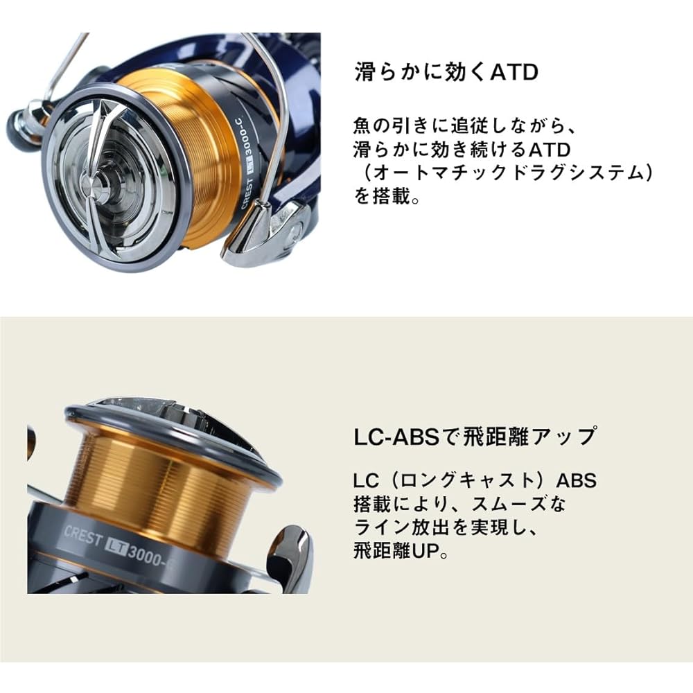 Daiwa (DAIWA) Spinning Reel 20 Crest LT2000 (2020 model)