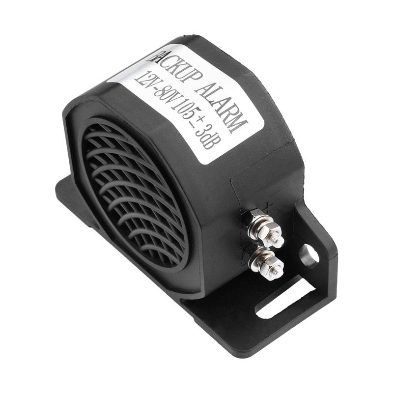 Sirena di Backup Beeper Buzzer Sonoro Allarme Avviso 105dB 12V 24V-80V Clacson per Auto Camion Veicolo Per Promemoria di Retromarcia del Veicolo
