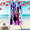 Golden Hustle: Elegance Motion Beach Towel Outdoor Camping Beach Swim Outdoor Pool Towel Quick-drying Swim Towel Printing Beach Fashion Beach Towel