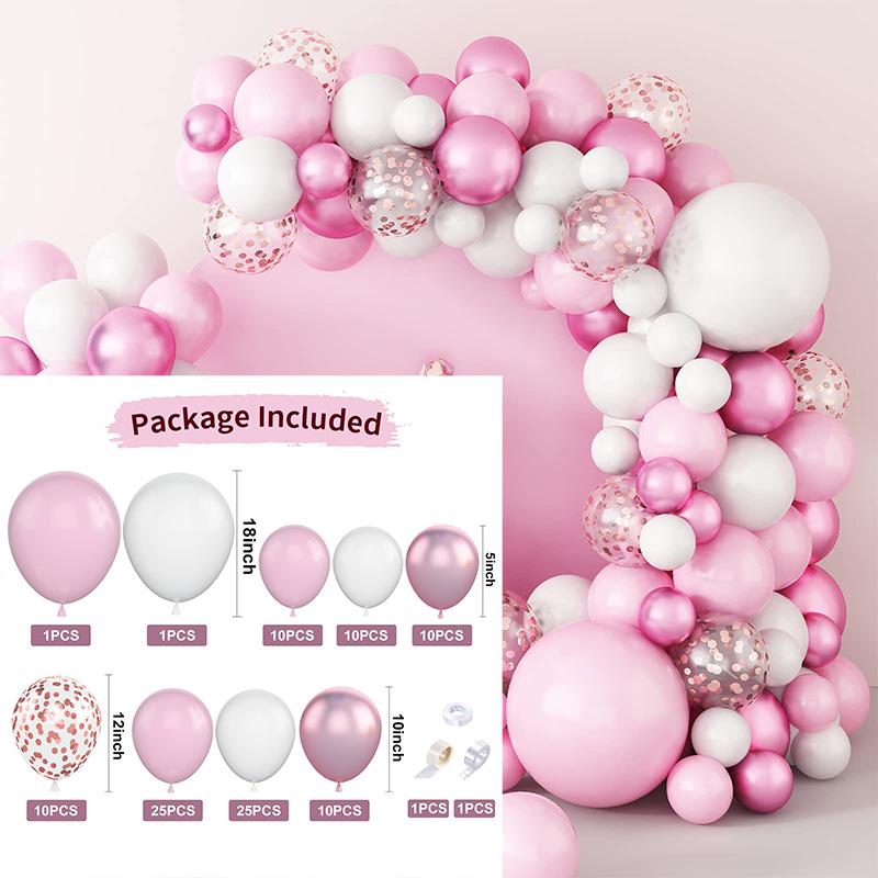 Wedding & Party Balloon Arch Decoration Set for Birthdays and Baby Showers