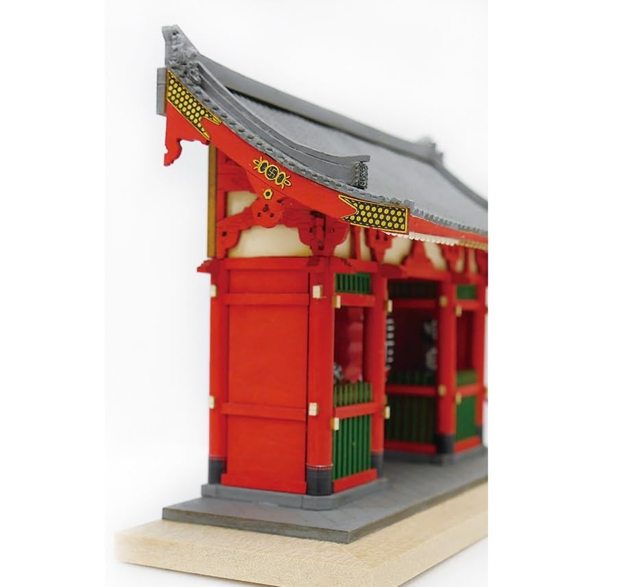 Woody Joe Half Type Kaminarimon Wooden Model Assembly Kit (Building)