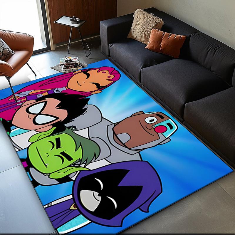 Titans Go! Area Rug Suitable for Indoor And Outdoor,Carpets for Playroom, Homes, Offices, Living Rooms,Home Decor,Christmas Fan Gift