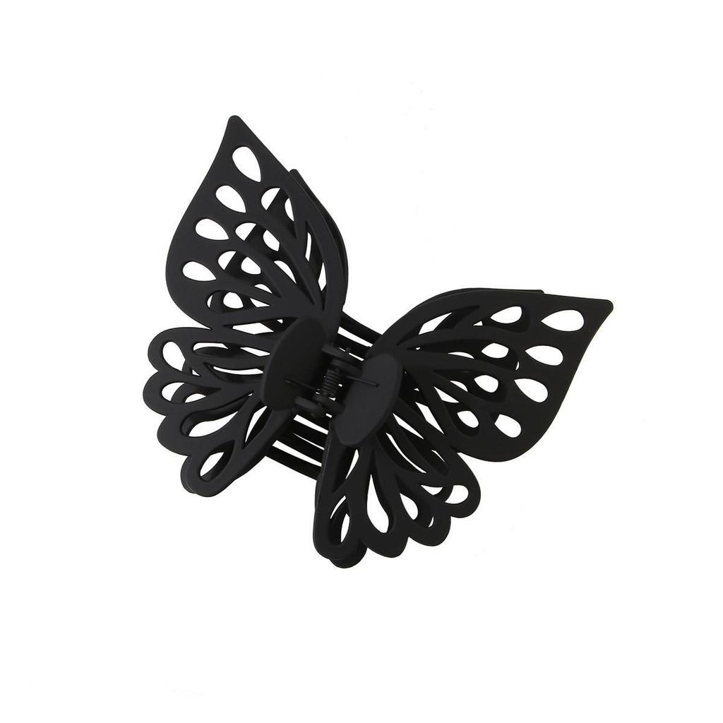 Double-layer Hollow Large Butterfly Hair Claw Clip - Jewelry Accessory Shark Clip