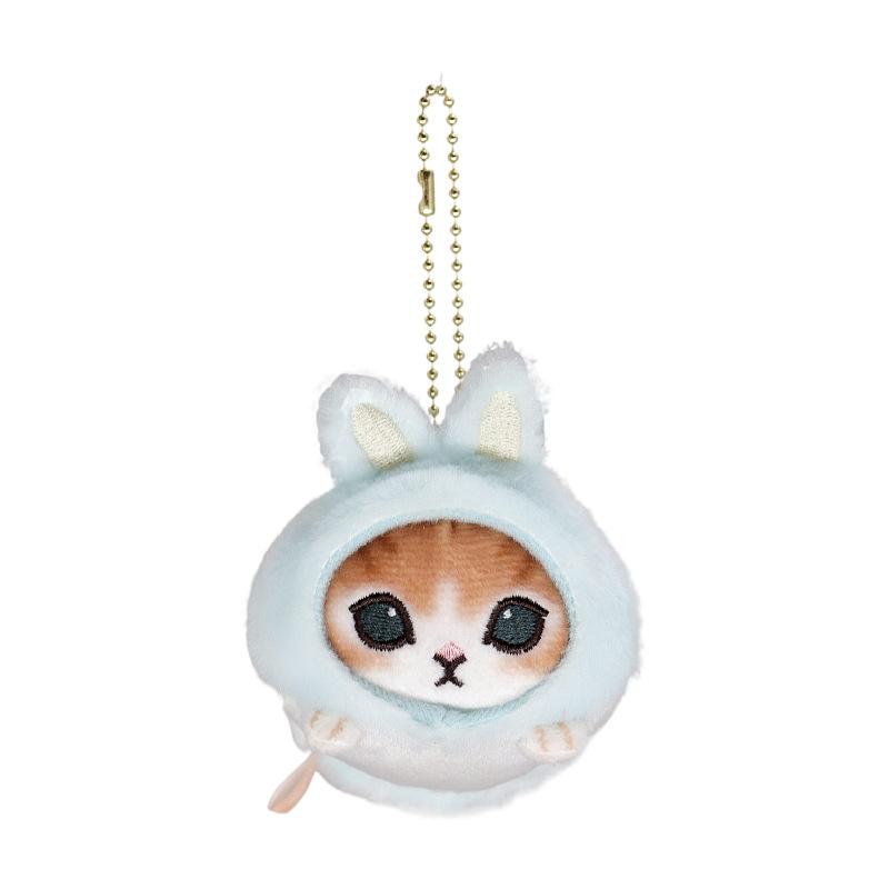 Cute Japanese Bunny Cat Plush Toy Easter Cat Transformation Gift For Girls