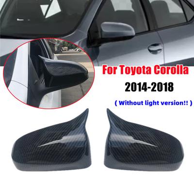 For Toyota Corolla Camry 2014 2015 2016 2017 2018 Car Rearview Side Mirror Cover Wing Cap Exterior Door Housing Shell Trim