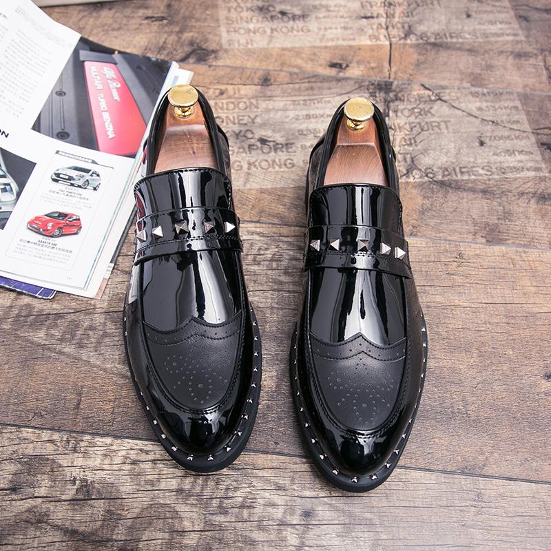 

Классические мужские лоферы черные мужские удобные модные брендовые маленькие кожаные туфли социальные туфли размер 38-46 мужская обувь 46 чёрный