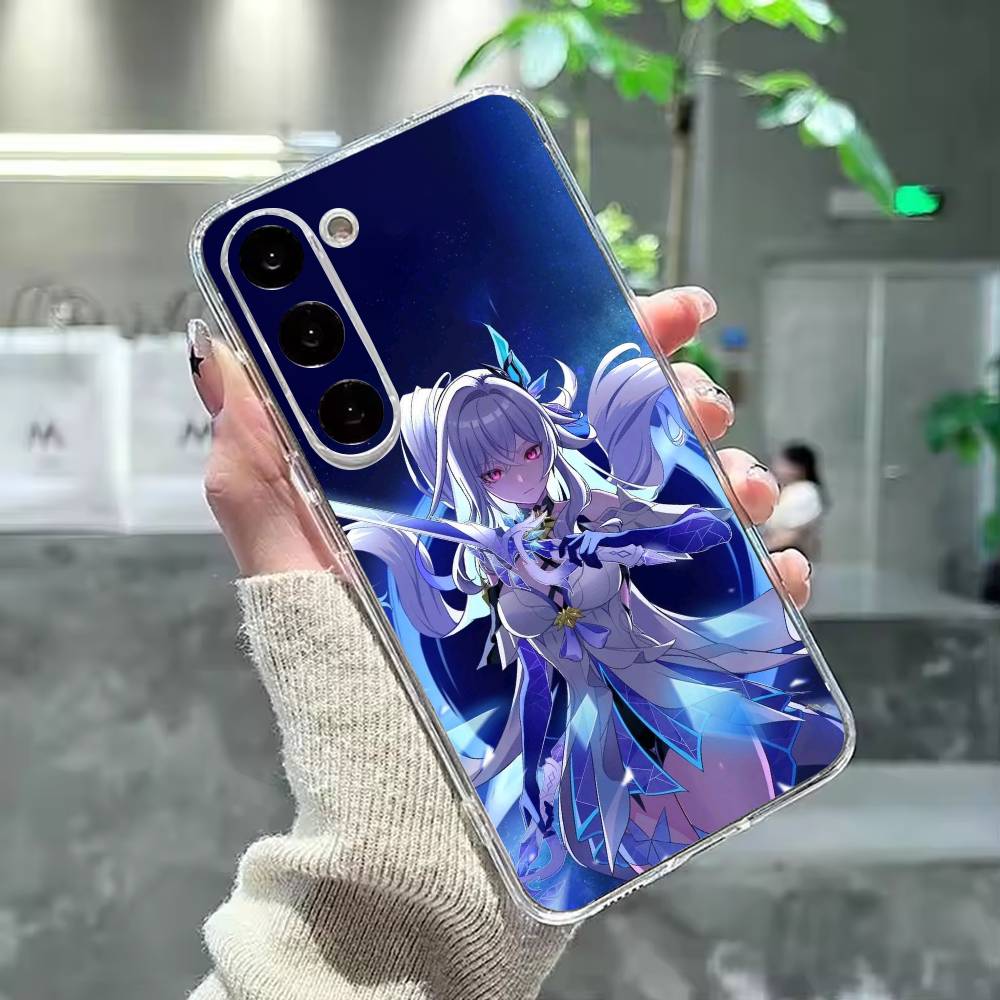G-Genshin Impact S-Skirk Phone Case For Samsung Galaxy A91,80,73,72 ,71,53,52,32 ,31,22,21s,20,Transparent Case