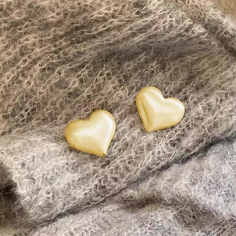 

Vintage Personalized Minimalist Accessories Elegant Jewelry Earrings Matte Frosted Brushed Earrings Light Luxury Design Sense Exquisite Earrings