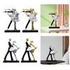 Romantic Couple Dancing Sculpture Resin Figurine Statue for Anniversary Ballroom Dancers Ballet Lovers Home Desk Office