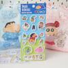 Genuine Crayon Shin-Chan 3D Oil-Filled Quicksand Sticker Scrapbook Diary Decor Stickers Water Mug Phones Laptop Decals Girl Gift