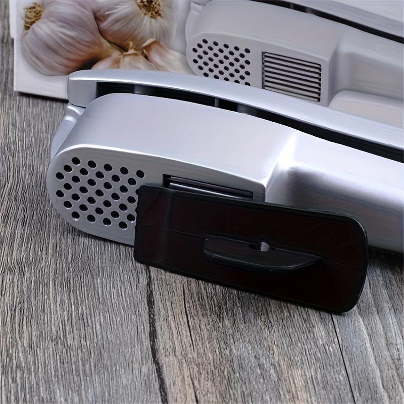 1PZ Fette d'Aglio, Aglio Tritato, Spremiaglio Due in Uno, Tritaghiaccio Multifunzione per Aglio, Pestello per Aglio Domestico, Gadget Artefatto da Cucina