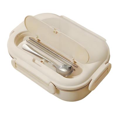 IOLOYU Bulaşık Makinesinde Yıkanabilir Bento Yalıtımlı Öğle Yemeği 1000ml Büyük Erkekler ve Erkek Çocuklar için Uygun ve Paslanmaz Tek Kolay Paslanmaz Çelik Kaşık ve