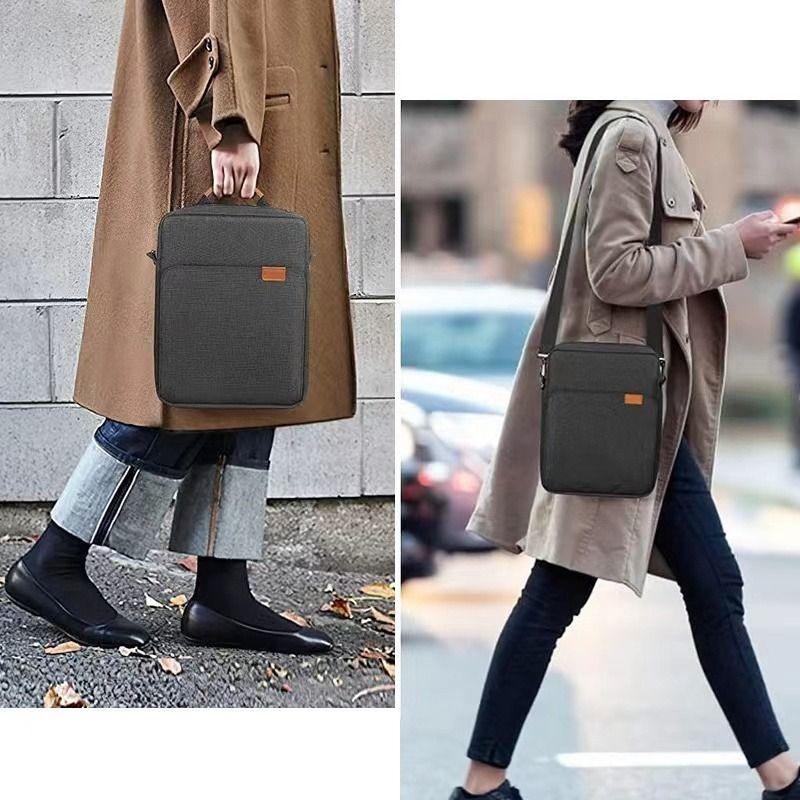 Tablet Storage Bag Anti-Scratch Waterproof Oxford Cloth Zipper Closure Tablet Computer Storage Bag for School Travel