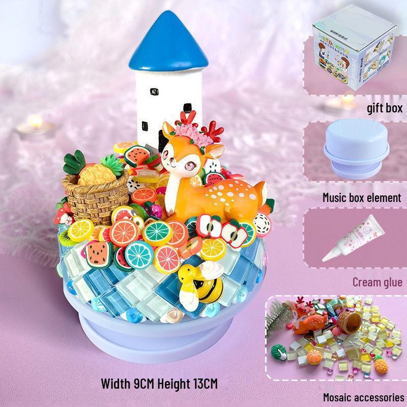 Karuzela Kryształowa Kula Pozytywka Ozdoba - Idealny Prezent Urodzinowy