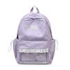 Schoolbag high value cute star transparent pain bag large capacity lightweight junior high school girls schoolbag Korean sweet backpack women