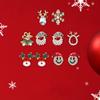 Girl Gift Snowflake Women Stud Earrings Korean Style Earrings Fashion Jewelry Christmas Earrings