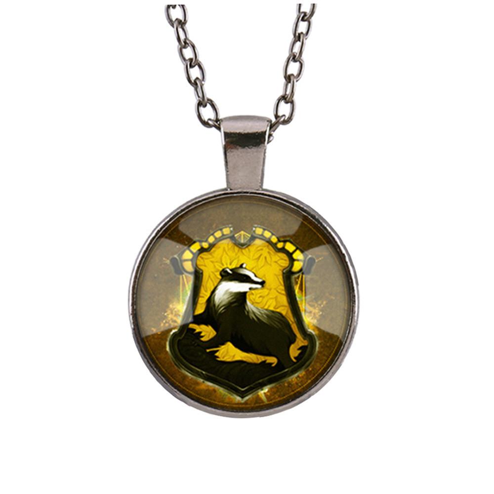 Vintage Harry Potter Gryffindor Schools Badge Pendant Locket Decor Necklace