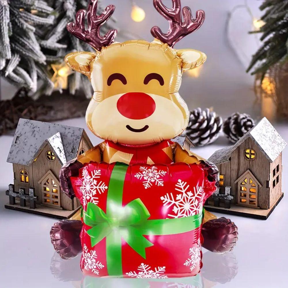 Gingerbread Man 3D Santa Claus Balloons Extra Large Xmas Tree Balloons  Easter Gift