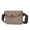 New Crossbody Bag Waist Bag Fashionable Broadband Single Shoulder Women's Plaid Chest Bag Underarm Bag Diagonal Hanging Bag Small Bag