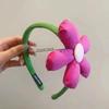 Sweet Headband Fashion Large Flower Hair Hoop Cute Rabbit Headbands for Hair Styling Girls Hair Accessories Party Holiday Gifts