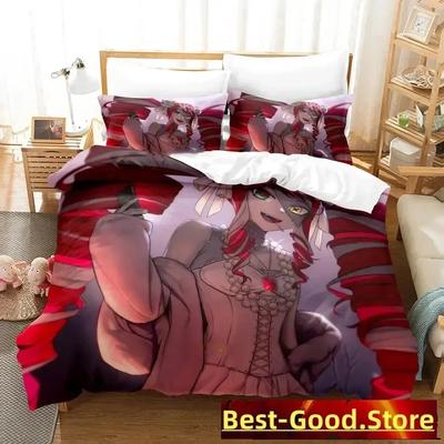Mode 3D Kureiji Ollie Bettwäsche-Set Bedrucktes Bettset mit Kissenbezug Bettdeckenbezug Weiche Queen King Size Bettwäsche Zuhause