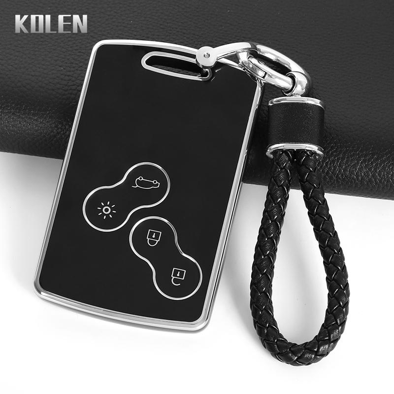 TPU Autoschlüsselhülle Abdeckung Schale für Renault Kaptur Captur Logan Laguna Zoe Koleos Danilo Nema Fluence Megane 2 3 Clio Scenic Duster