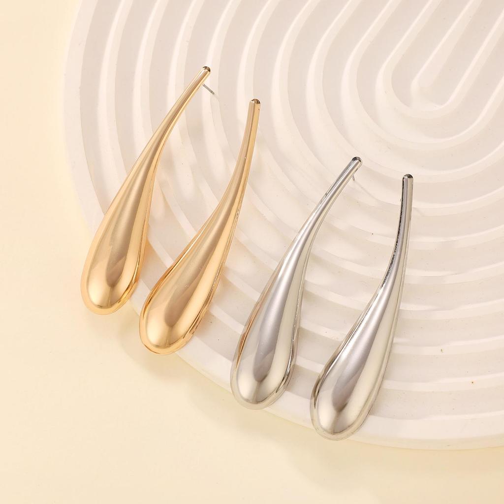 Punk Style Water Drop Earrings & Clavicle Chain for Women