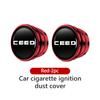 Universal Car Cigarette Lighter Dust Proof Cover Cap Accessories For KIA Ceed ED 2006 2007 2008 2009 2010 2011 2012 ahs256