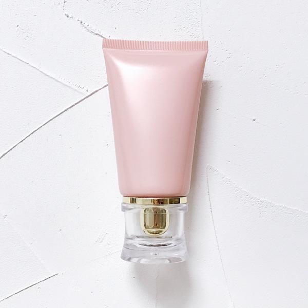 Pearlescent Pink 60ml PE Soft Tube for Facial Cleanser & Makeup Remover Gel