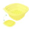 Multifunctional Foldable Face Ice Bath Bowl Silicone Built-in Ice Tray Portable Ice Basin Skincare Washbasin for Women Girls