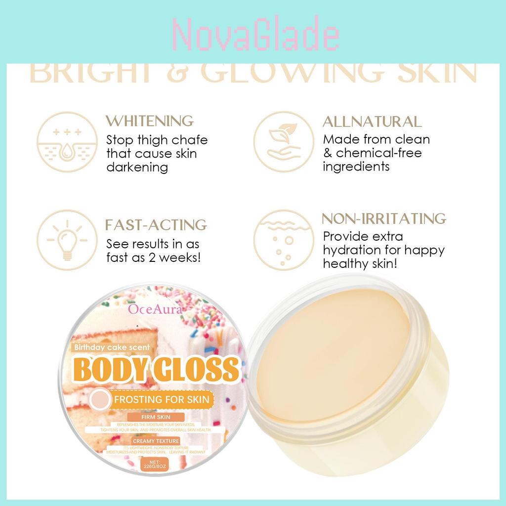 Oceaura Birthday Cake Body Moisturizing Cream Luxurious Hydration For Smooth Skin