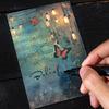 10 Sheets Landscape Sticker Decorative Sticker Scrapbook Sticker Forests Series Sticker for Craft Decoration